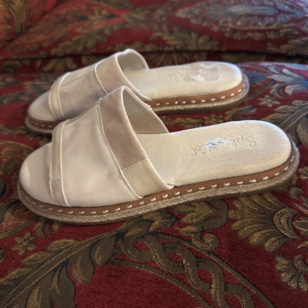 Splendid Women's Leather Slide Sandals Size 6.5